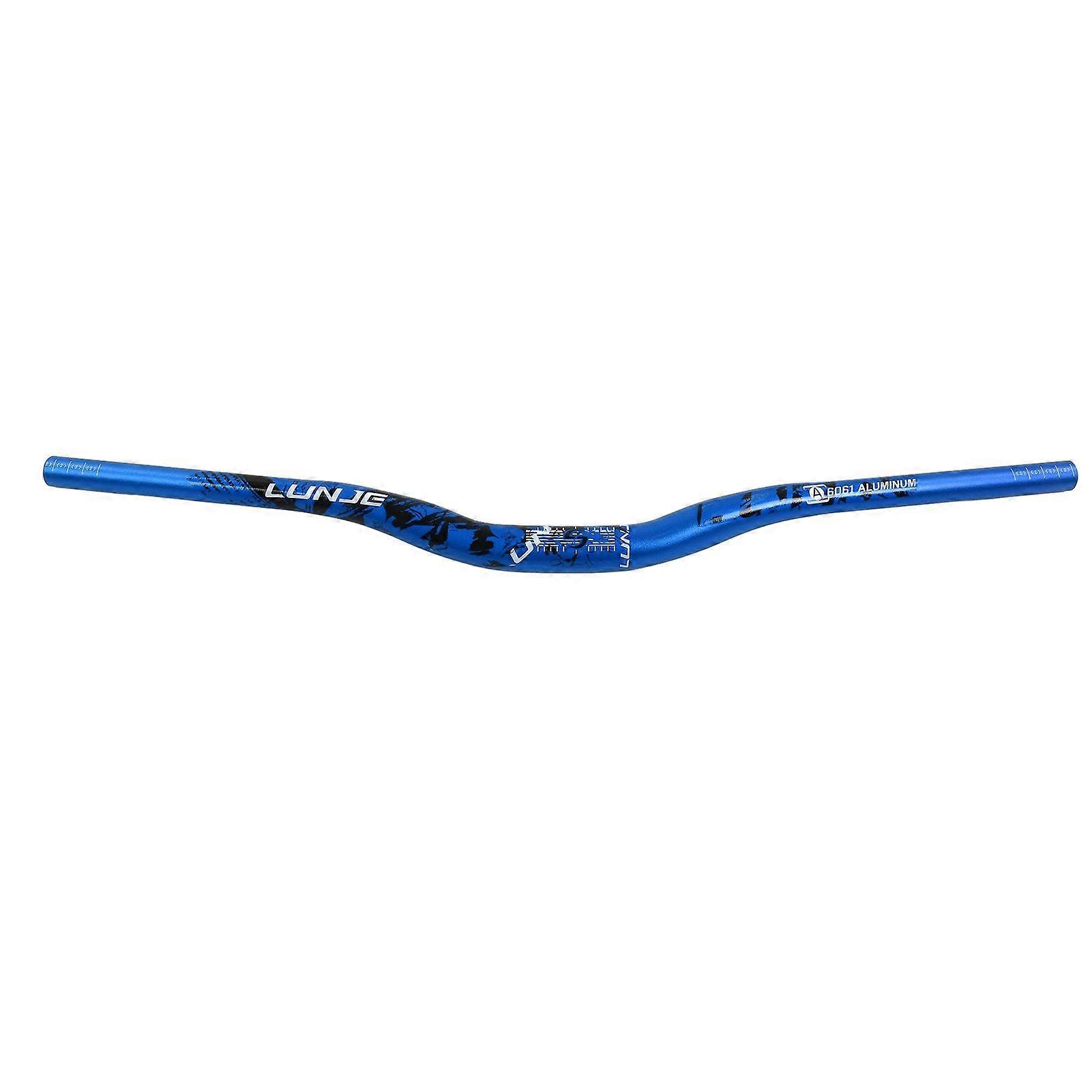 Bike Handlebar Handle Riser Bar Extra Long Aluminium Alloy 31.8x720mm Fro Cycling Blue