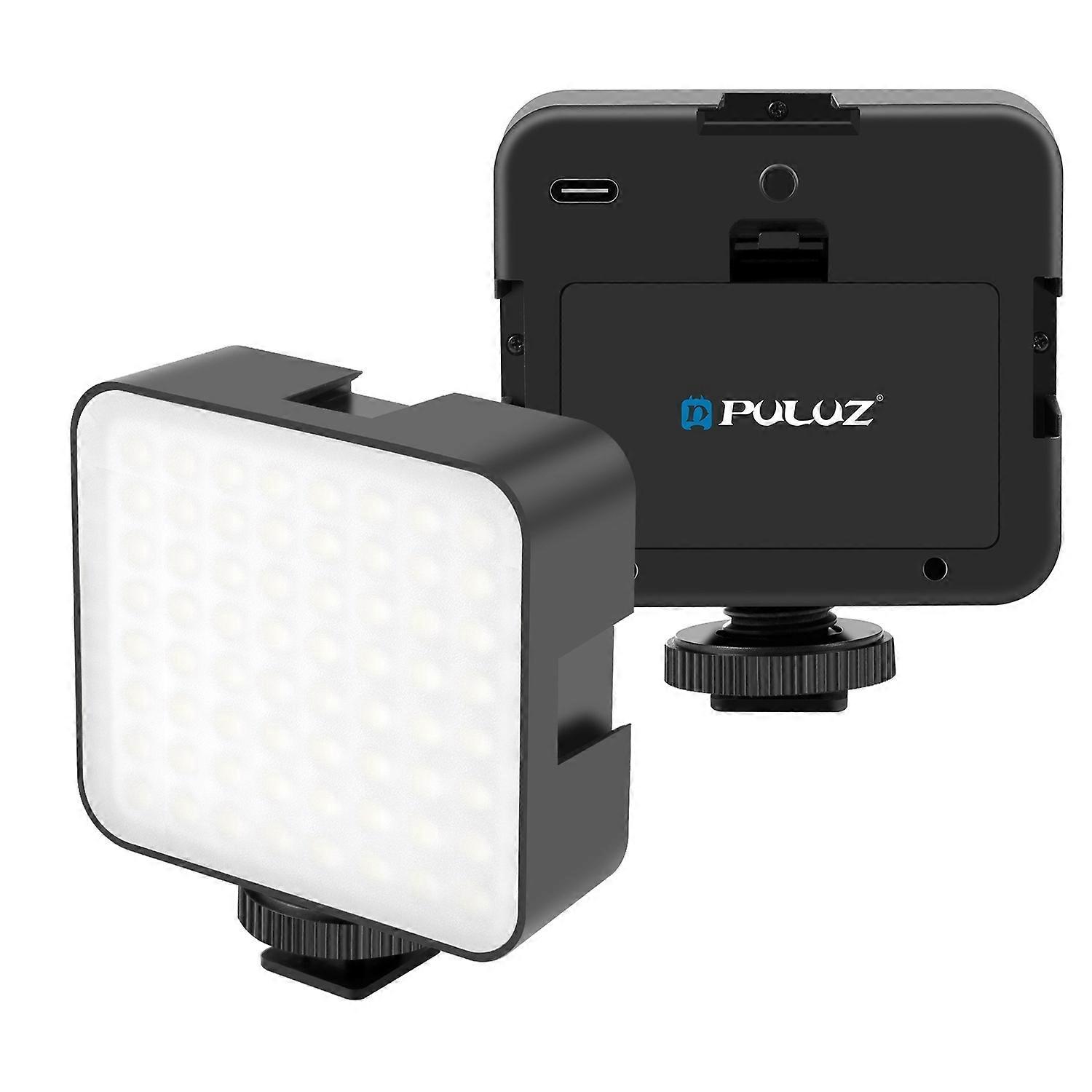 PULUZ PU529B 3W 49 LEDs Fill Light 6500K 800 Lumens One Touch Dimming Photography Lamp with Cold Sho
