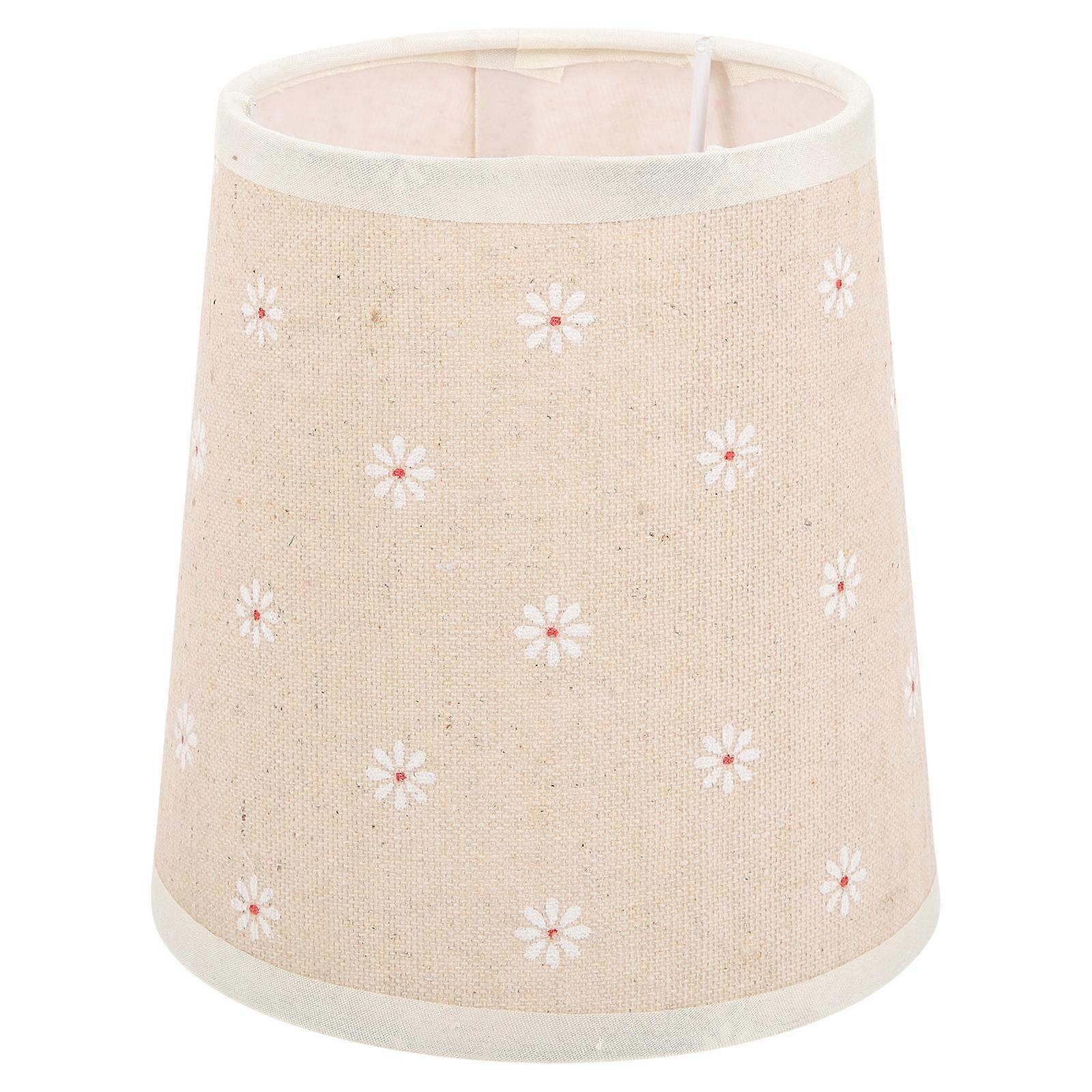 Flower Lamp Shades Fabric Design for Table Lamp 2Pcs Replacement Lampshade