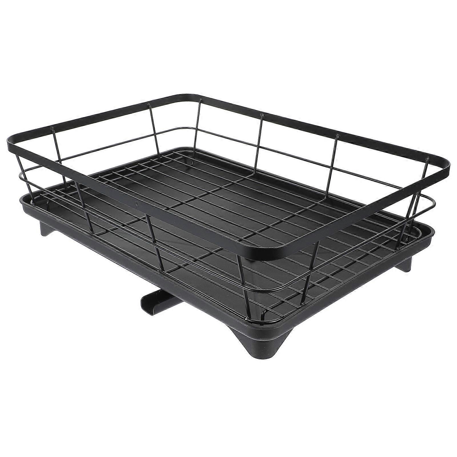 Kitchen Dish Drainer Rack Countertop Dish Holder for Storage Use