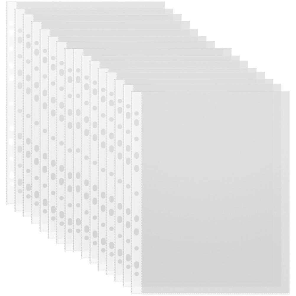 File Protective Films File Folder Inserts for Storage Use 100Pcs Transparent Bags