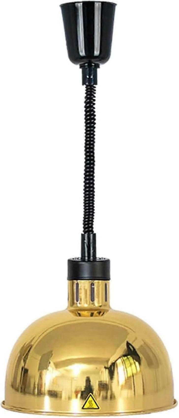 Food Heater Lamp Heat Lamp for Buffet Food Warmer, Adjustable Height, Stainless Steel, 250W, Commercial Use