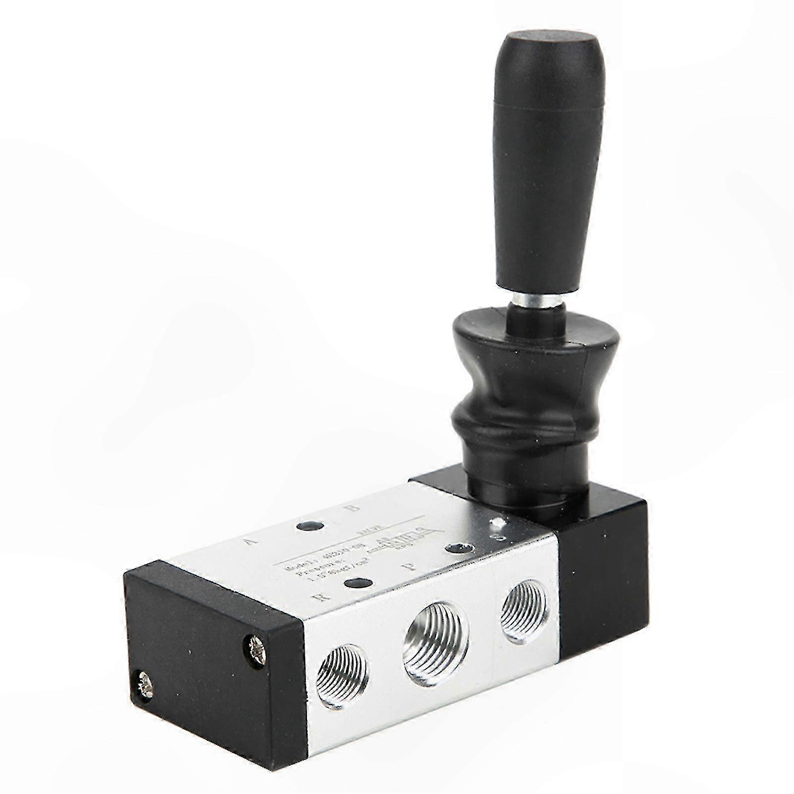 5 Port 2 Position Pneumatic Control Valve with Handle, 0~0.8MPa, DN8 Size