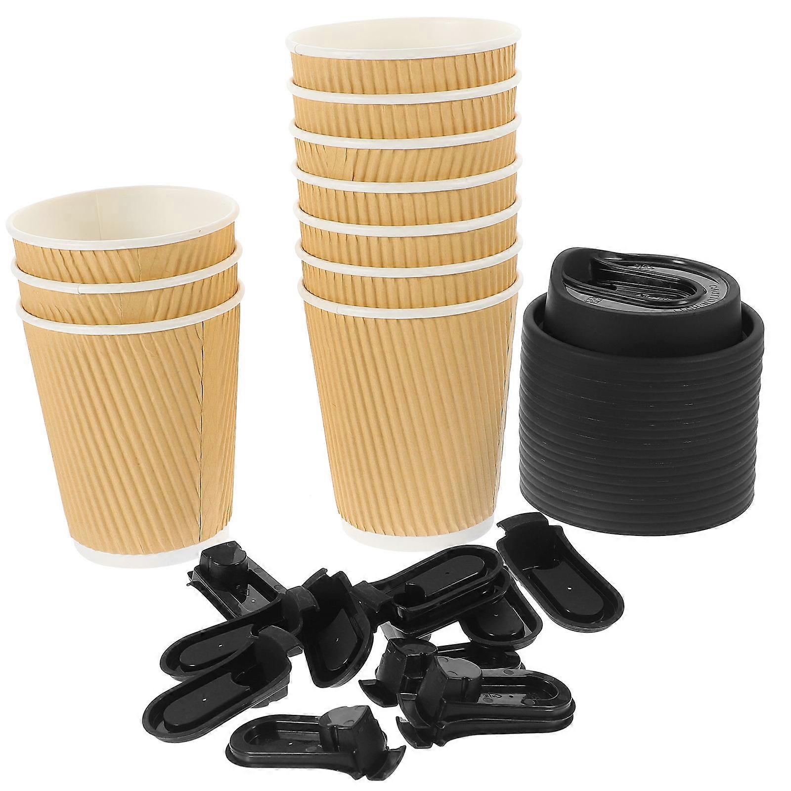 Hot Beverage Cups Paper Coffee Cups for Everyday Use 1Set