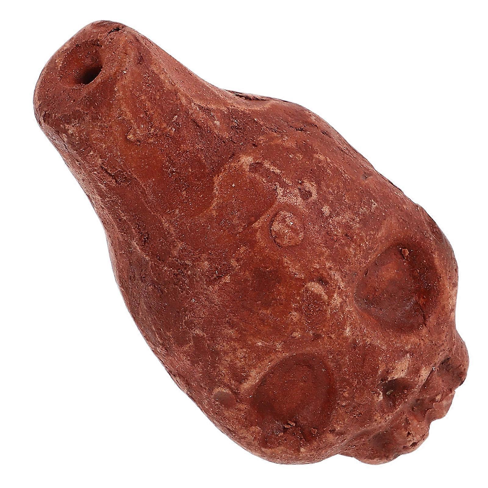 2Pcs Ceramic Skull Whistle Halloween Death Sound Party Toy
