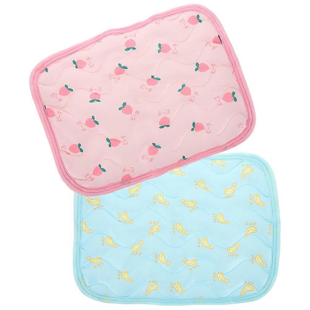 Cooling Mat Pet Summer Resting Cushion for Hamster 2Pcs Rabbit Mat
