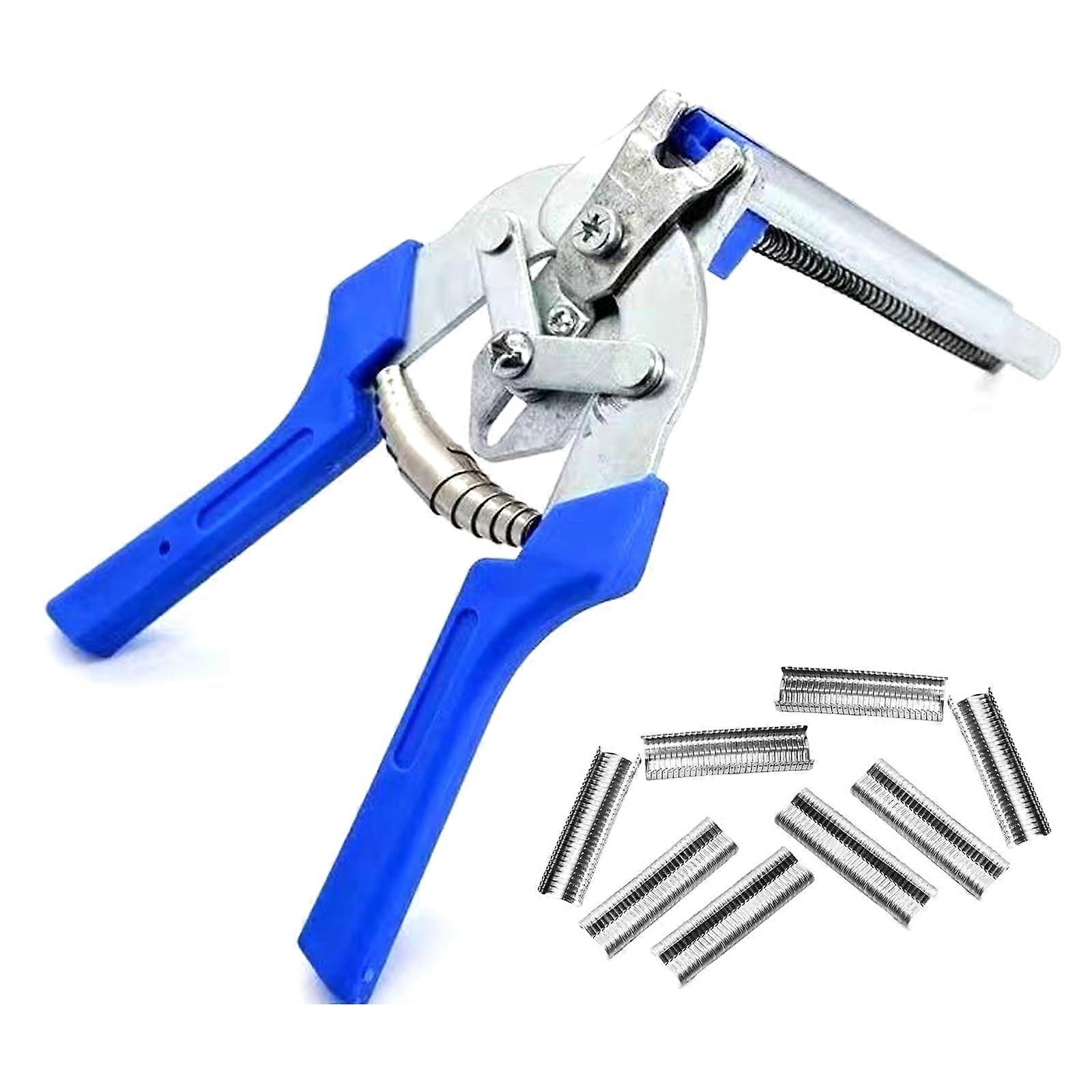 Fence Pliers With Handle Garden Fencing Tool Wire Eyelet Pliers 600 M Type Clips Cage Binding Tool Kit
