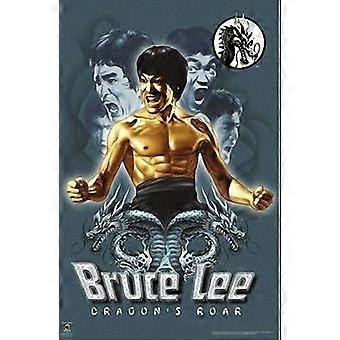 POSTER DE BRUCE LEE Enigmas de Quebra-cabeça de Rugido de Dragão Quebra-cabeças de Madeira Brinquedos Educativos Estilo 0035