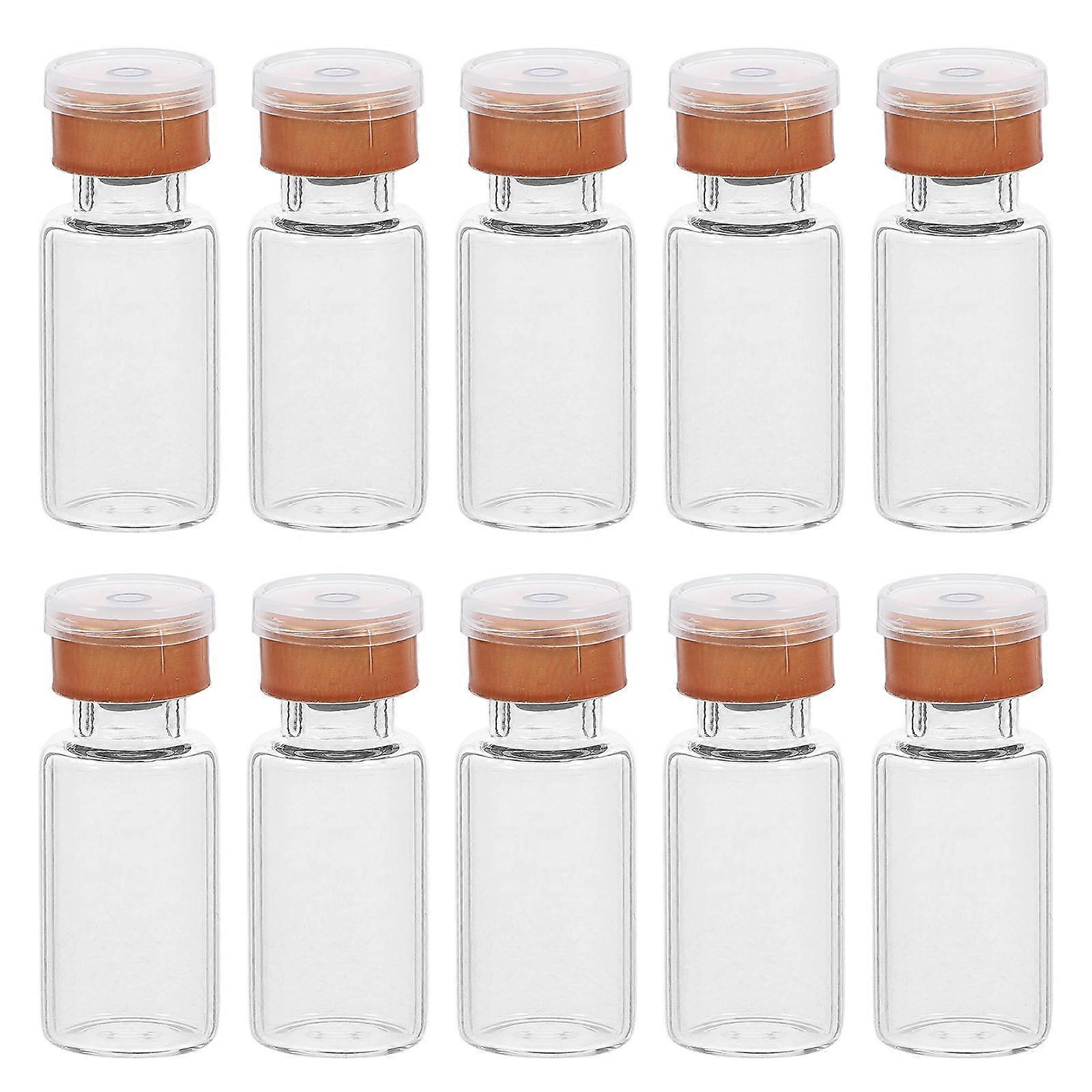 Sample Storage Vials Glass Bottles for Storage 40Pcs Small Size