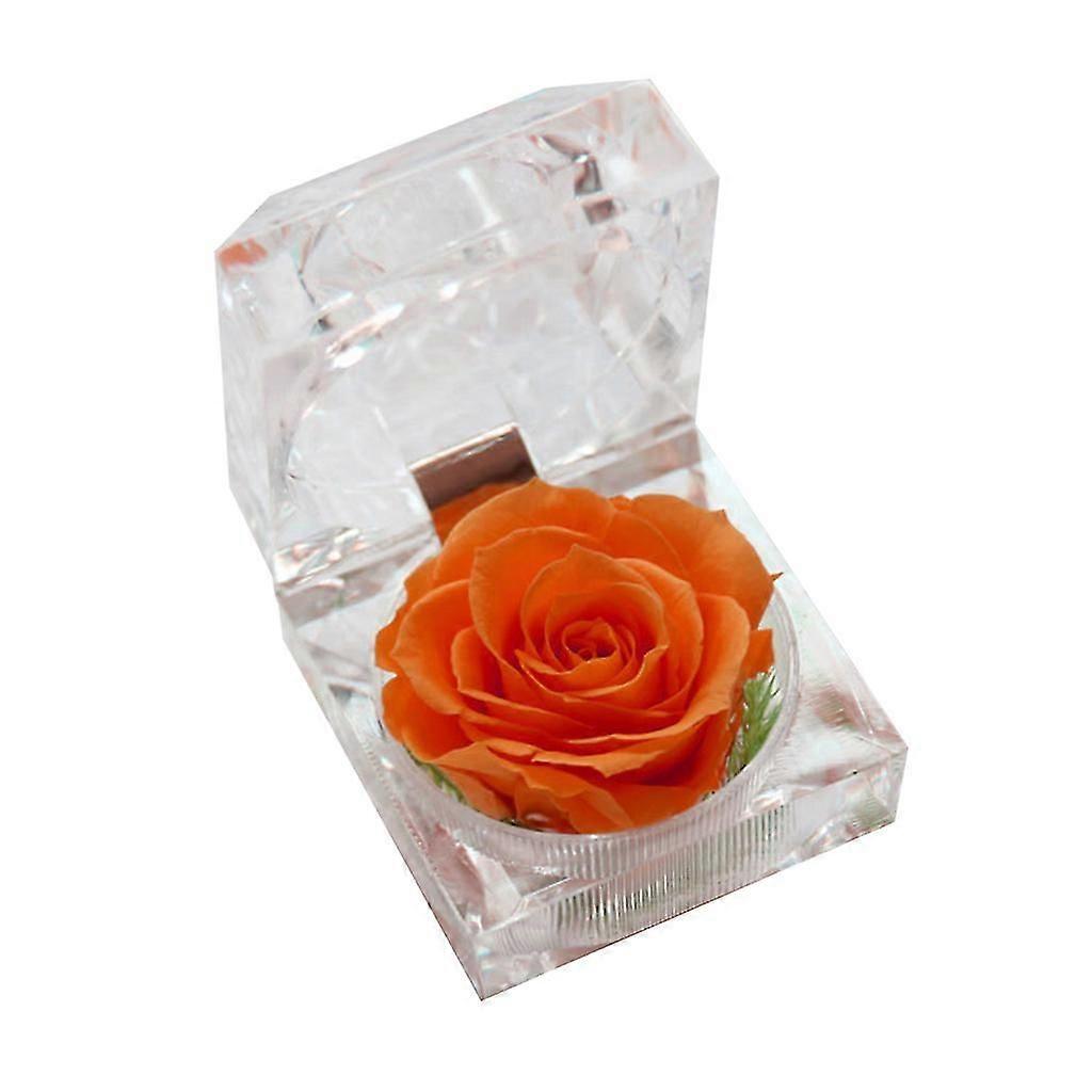 로맨틱 영원한 장미 실물 같은 불멸의 보존 장미 꽃 장식 선물