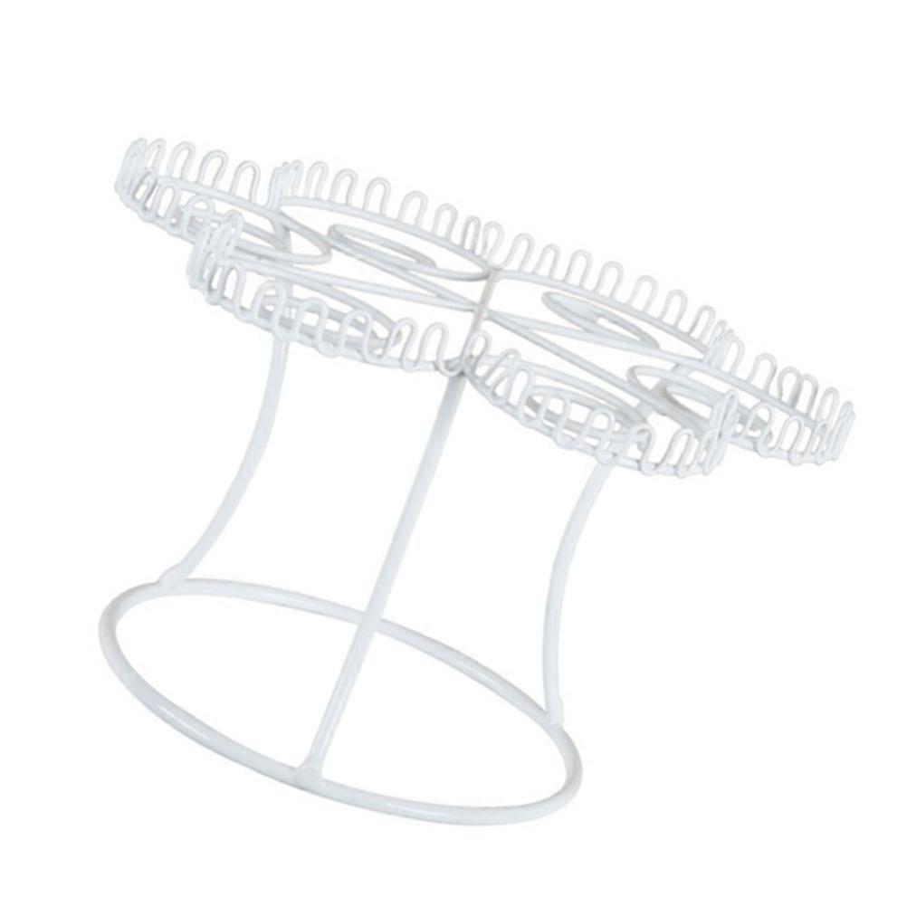 Ice Cream Cone Display Storage Rack Metal for Storage 1Pcs White