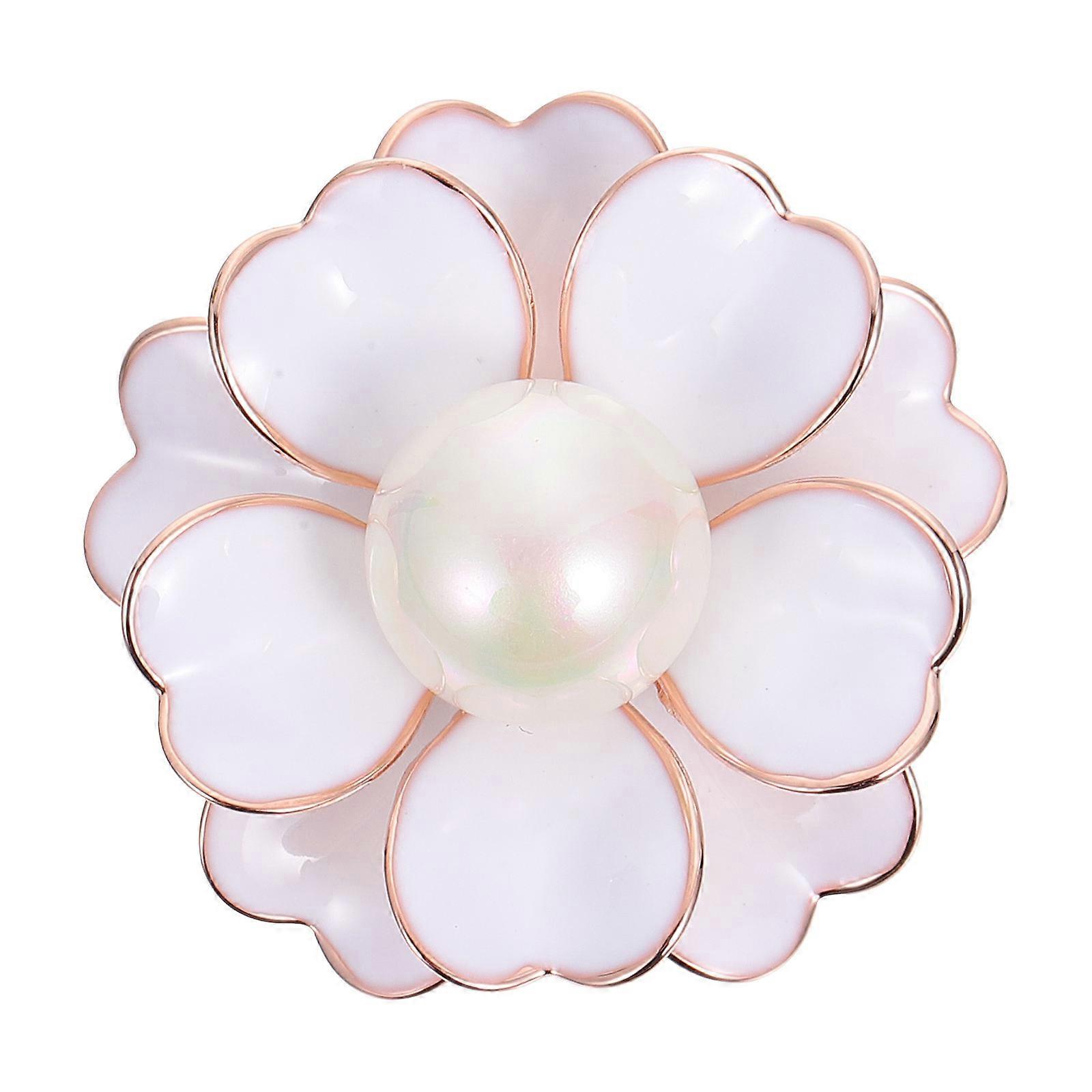 Corsage Flower Brooch for Decoration 3Pcs Collar Button Set