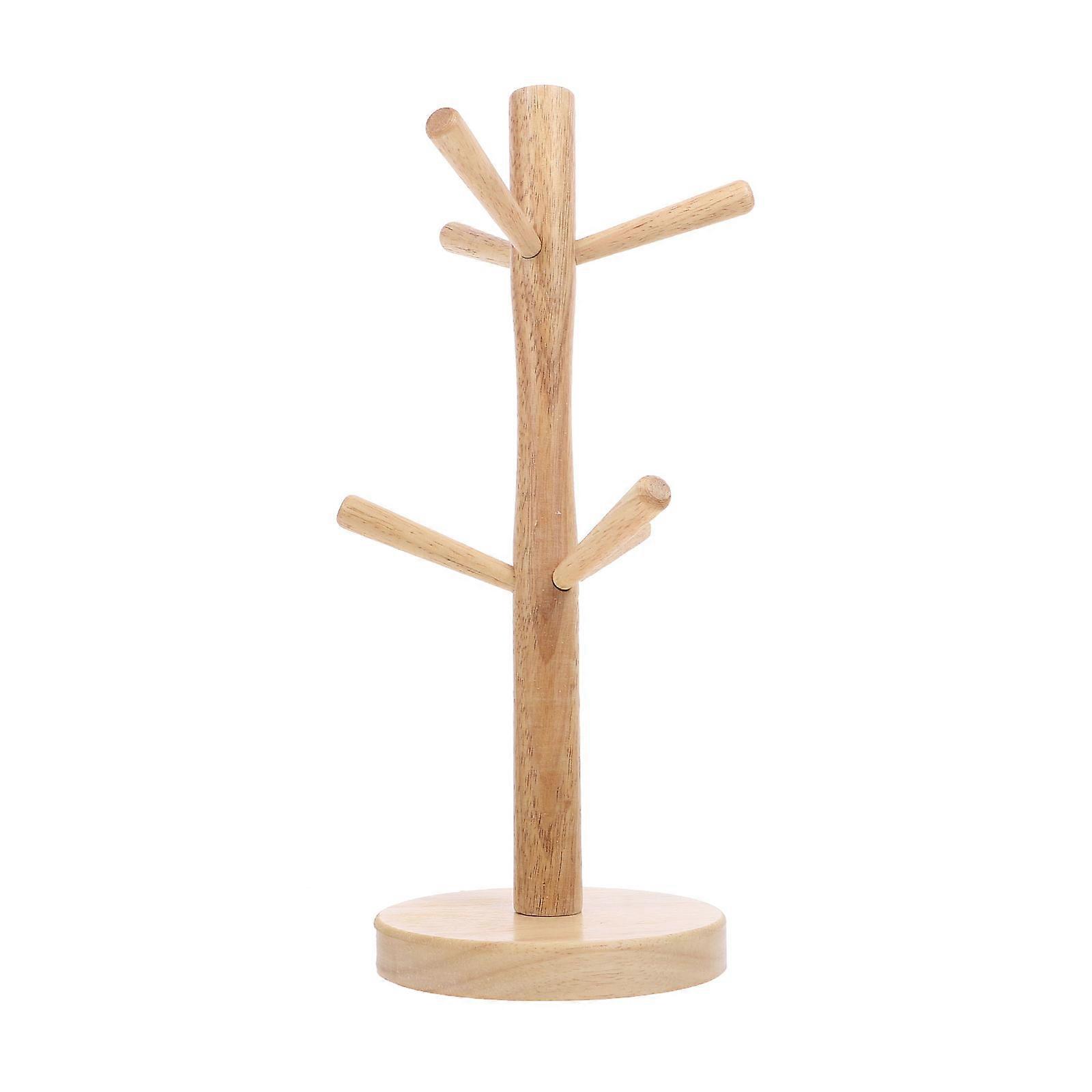 Coffee Mug Holder Wooden Mug Organizer for Home Use 4Pcs Set