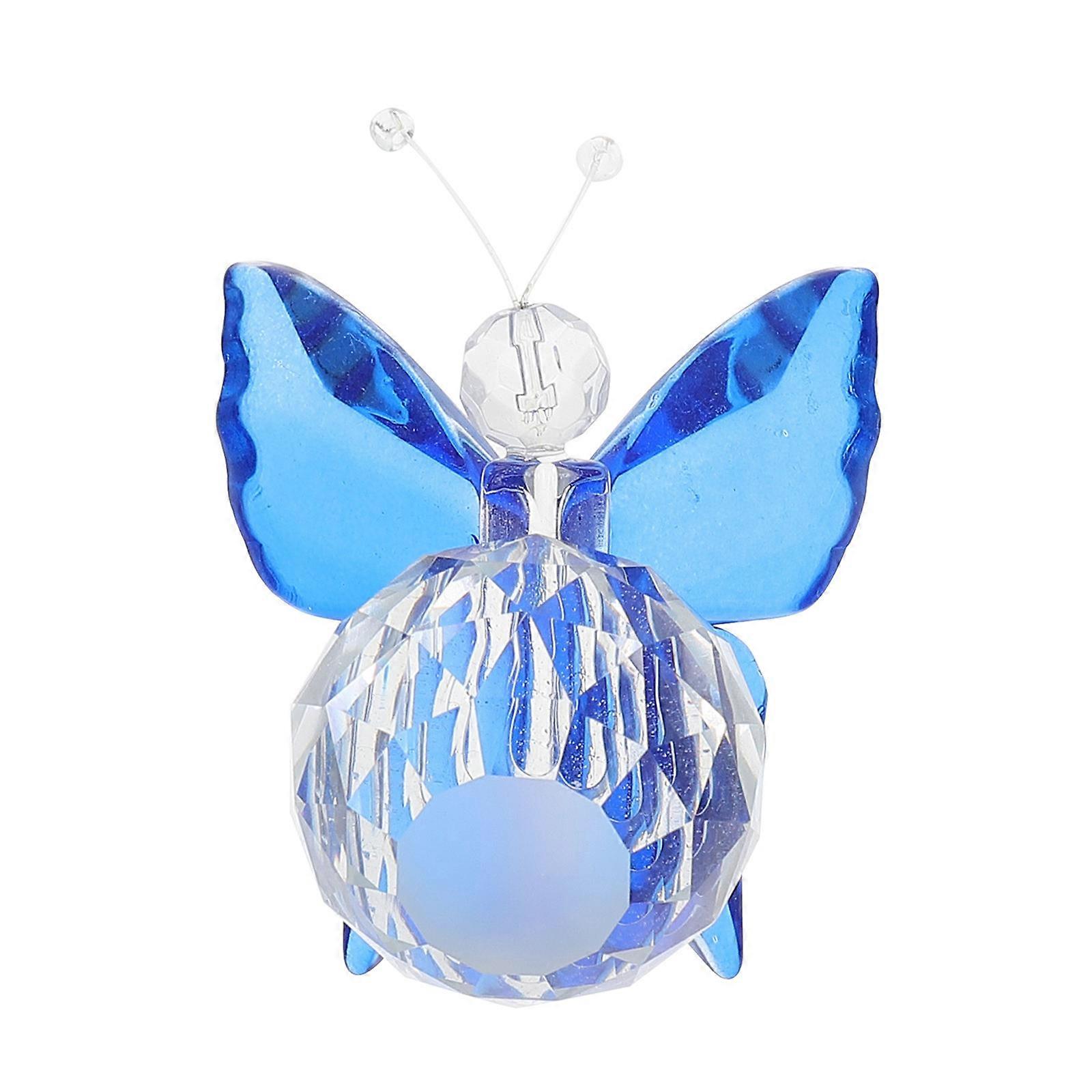 Crystal Decor Clear Figurine Collection for Home Decor 3Pcs Set