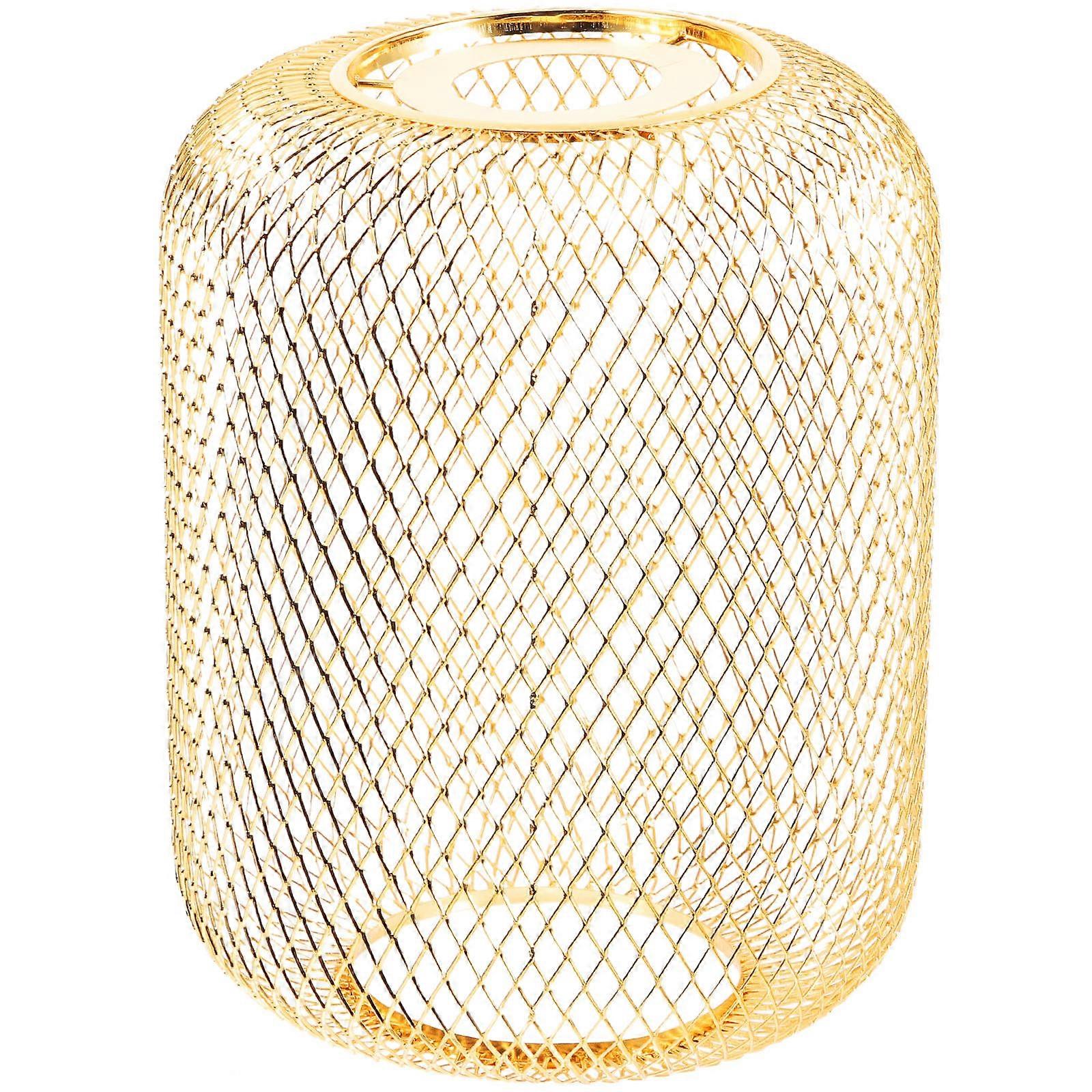 Metal Lamp Cover Mesh Designed Lamp Shade for Home Decor 2Pcs