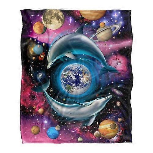 Royce McClure Silky Dolphin Universe Supersoft Blanket