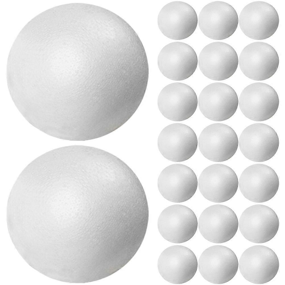 White Round Foams Balls DIY Accessory for 200Pcs Foam Balls