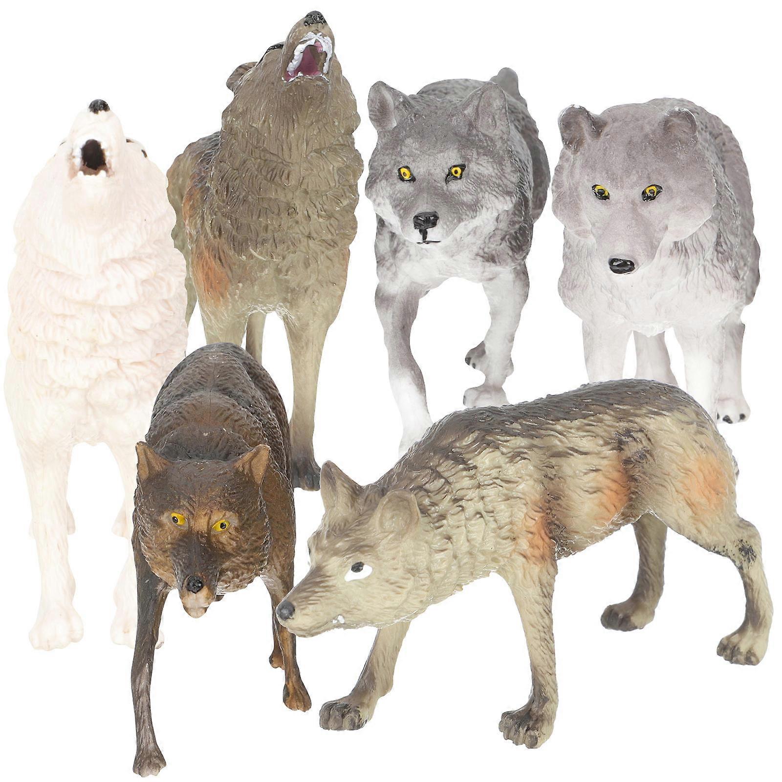 Animal Figurines Miniature Models for Playing 35Pcs Kids Fun Toy Set Assorted Colors
