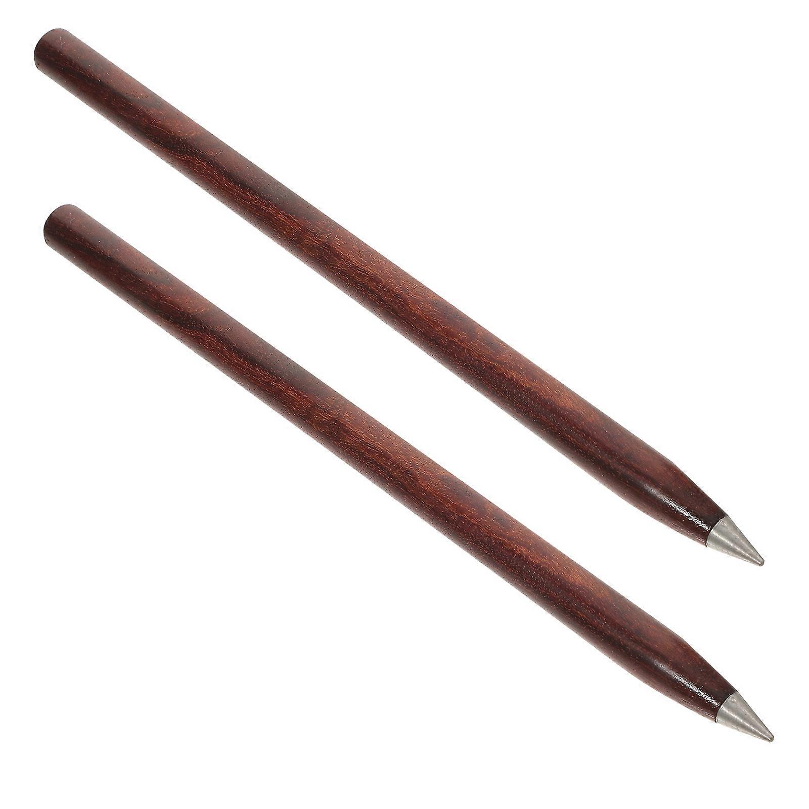 Dark Brown Inkless Pencil Everlasting Pencil for Sketching 6Pcs Portable Set