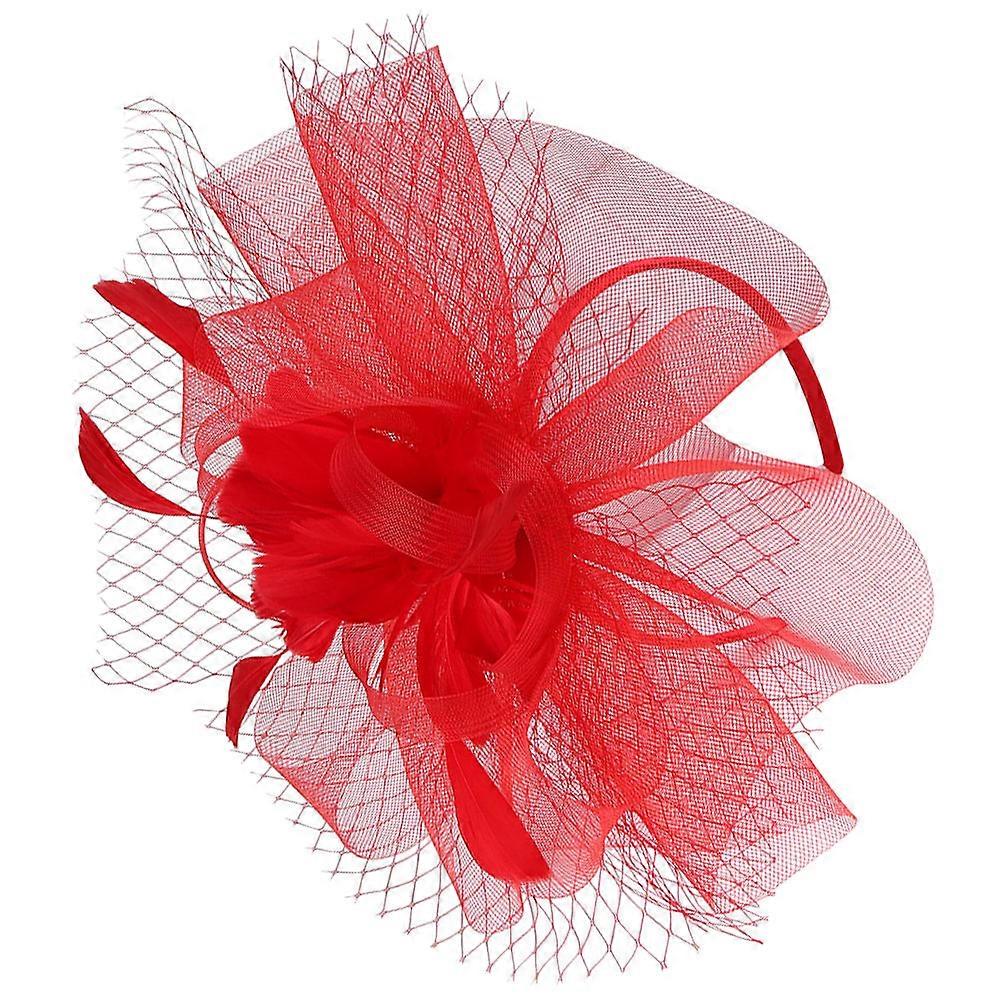 Fascinator Headband 3Pcs Accessory For Women Perfect For Halloween Occasion With Flat Shape Design