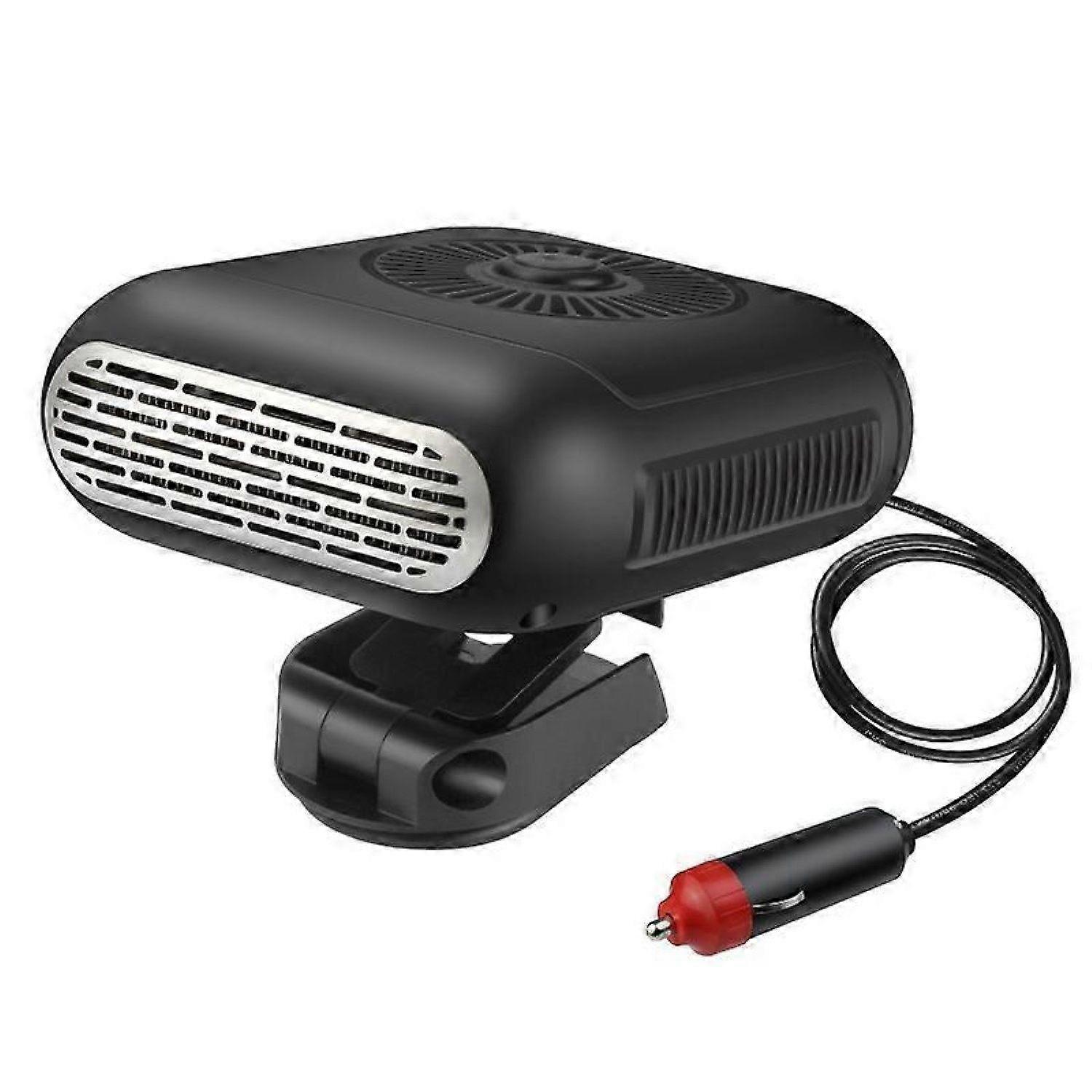 Car Heater, 12V 120W Car Windshield Defroster, Portable Car Heater, Heating and Cooling Function with Cigarette Lighter Socket, 360 Rotating Base -HK1