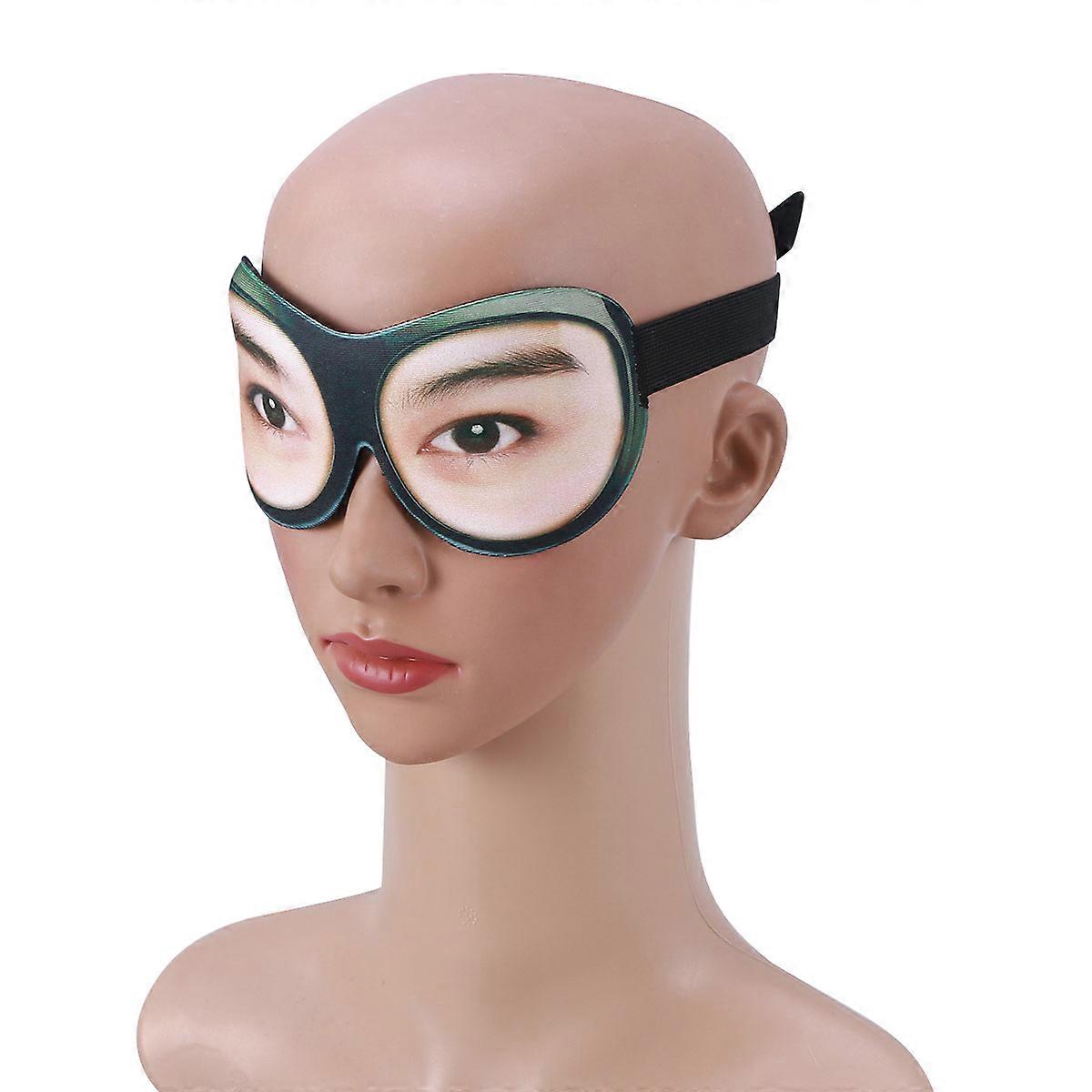 Sleep Eye Mask Polyester Light Block Noise Isolation Travel Home Use 1Set