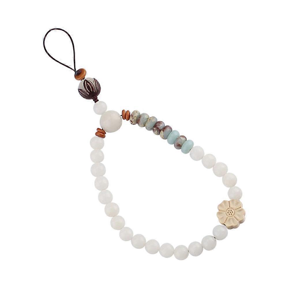 Buddha Beads Phone Chain for Phone Hanging 5Pcs Chinese Style Lanyard