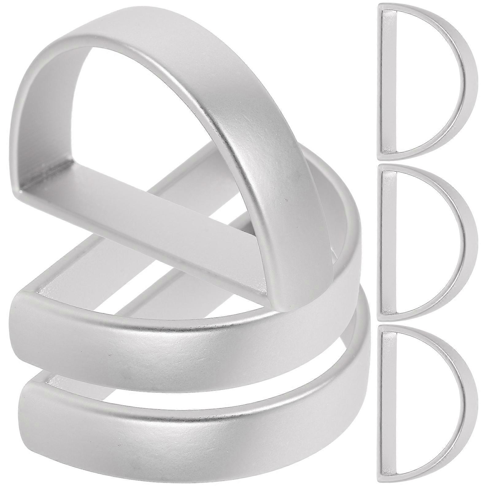 Metal Napkin Ring Holders D Style for Table Decor 24Pcs