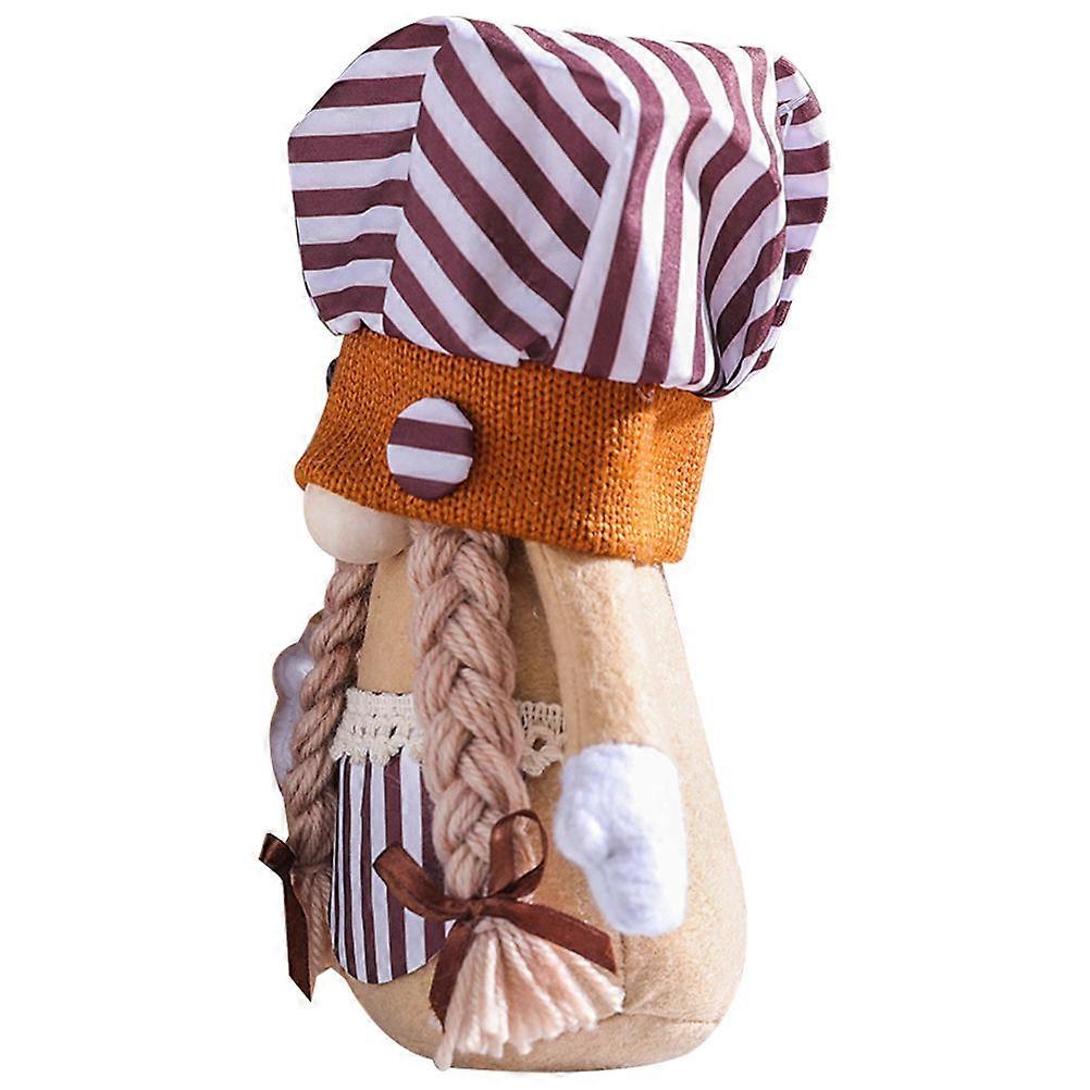 Coffee Rudolph Doll for Decoration Lovely Party Room Children Decor