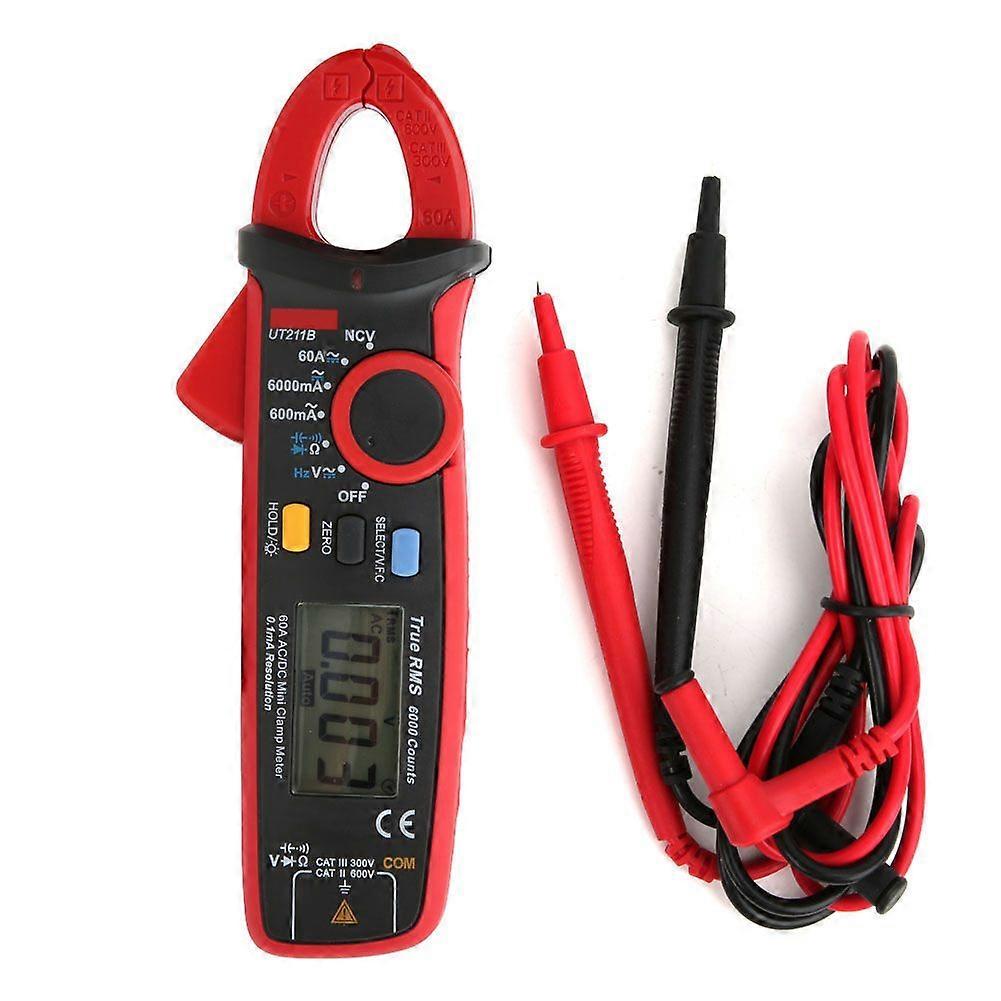 UNI T UT211B Portable Mini High Precision Clamp Meter Multimeter Support for VFC NCV True RMS