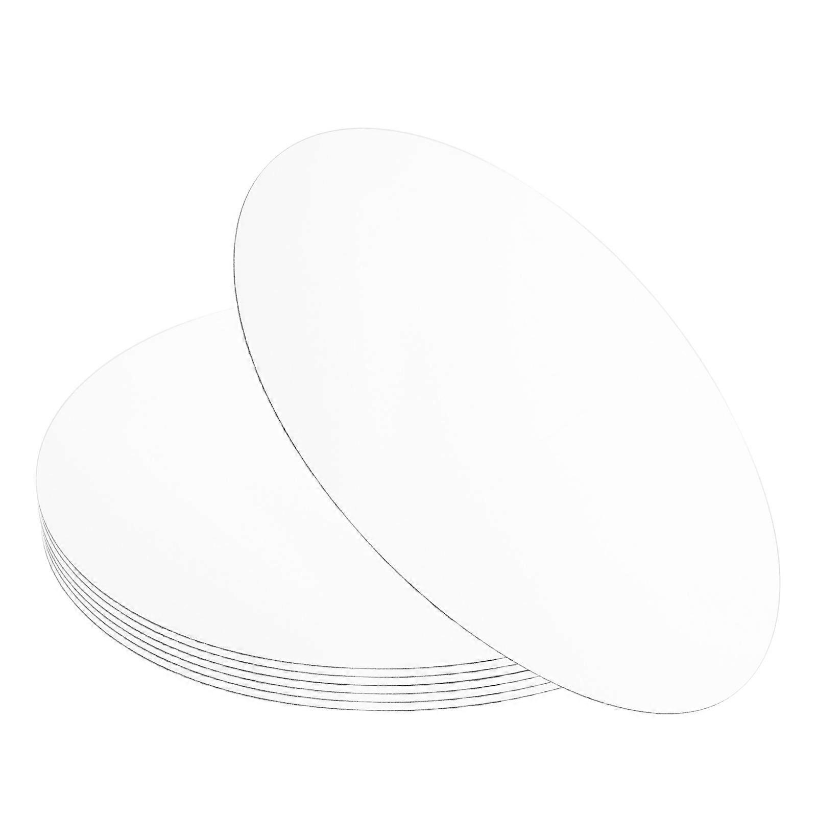 Self Adhesive Mirror 16Pcs Round Acrylic Wall Mirror Sheets for Wall