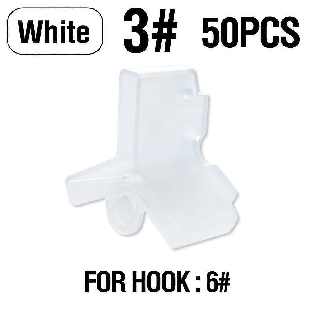 50Pcs Three Hook Protective Cover Anti-Scratch Fish Hook Protective Accessory