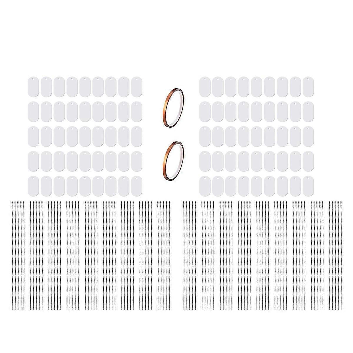 45Pcs Sublimation Blank Dog Tag