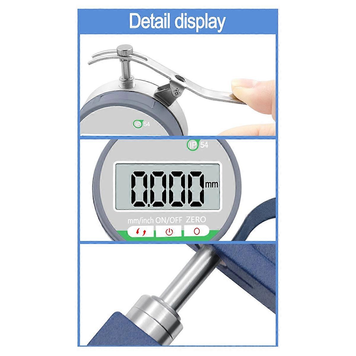 0.001mm 0-12.7mm High-precision Digital Thickness Gauge Meter