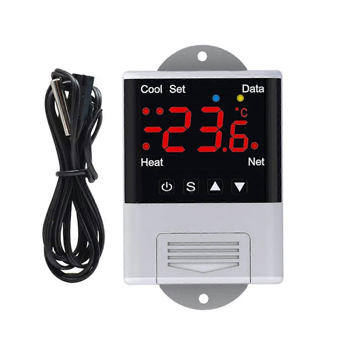 AC 110V 220V DTC1201 Wireless WiFi Temperature Controller Aquarium Thermostat with Sensor APP Contro