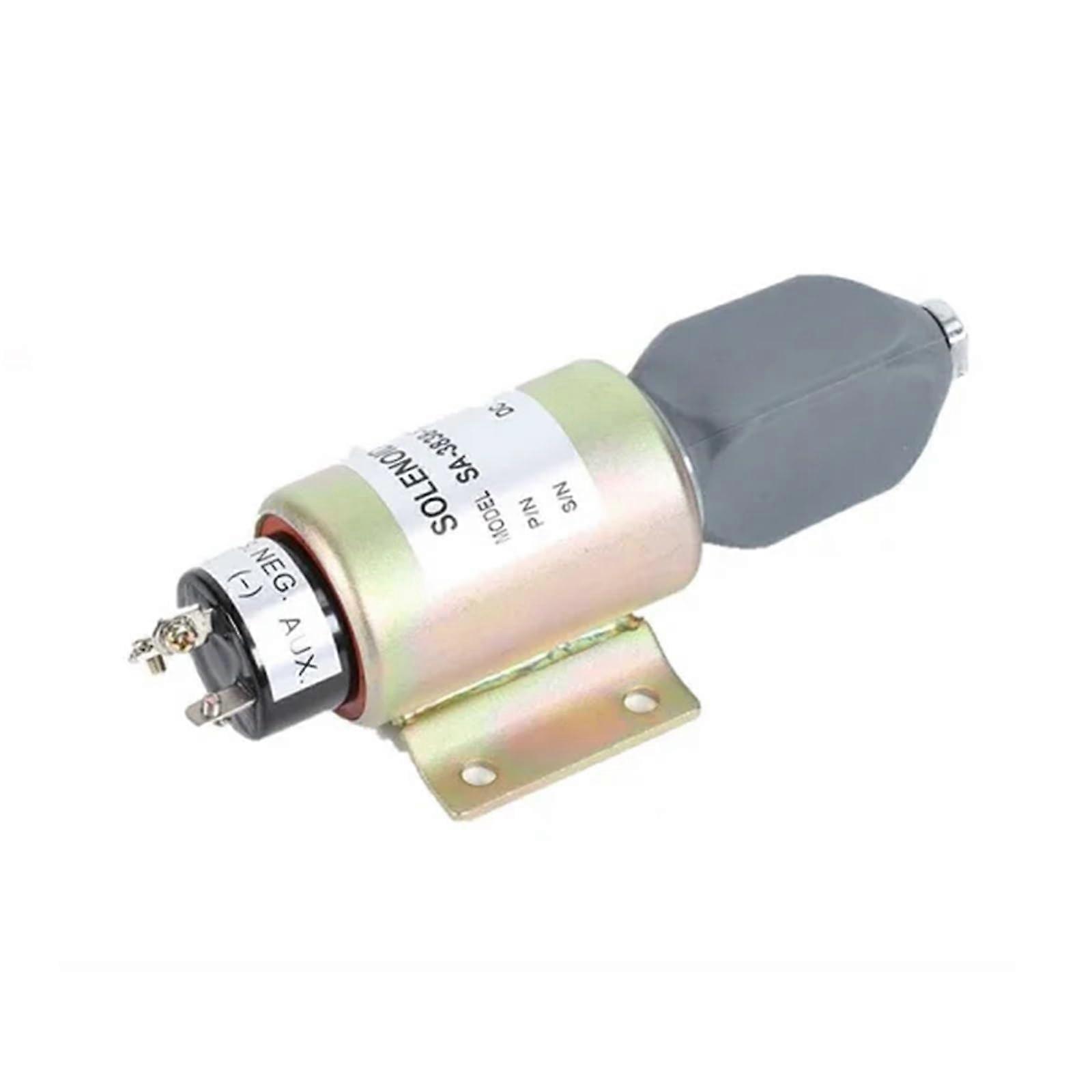 Stop Solenoid Valve For Excavator 200312E7U1B1S2A SA3838 12V/24V DualVoltage Compatible