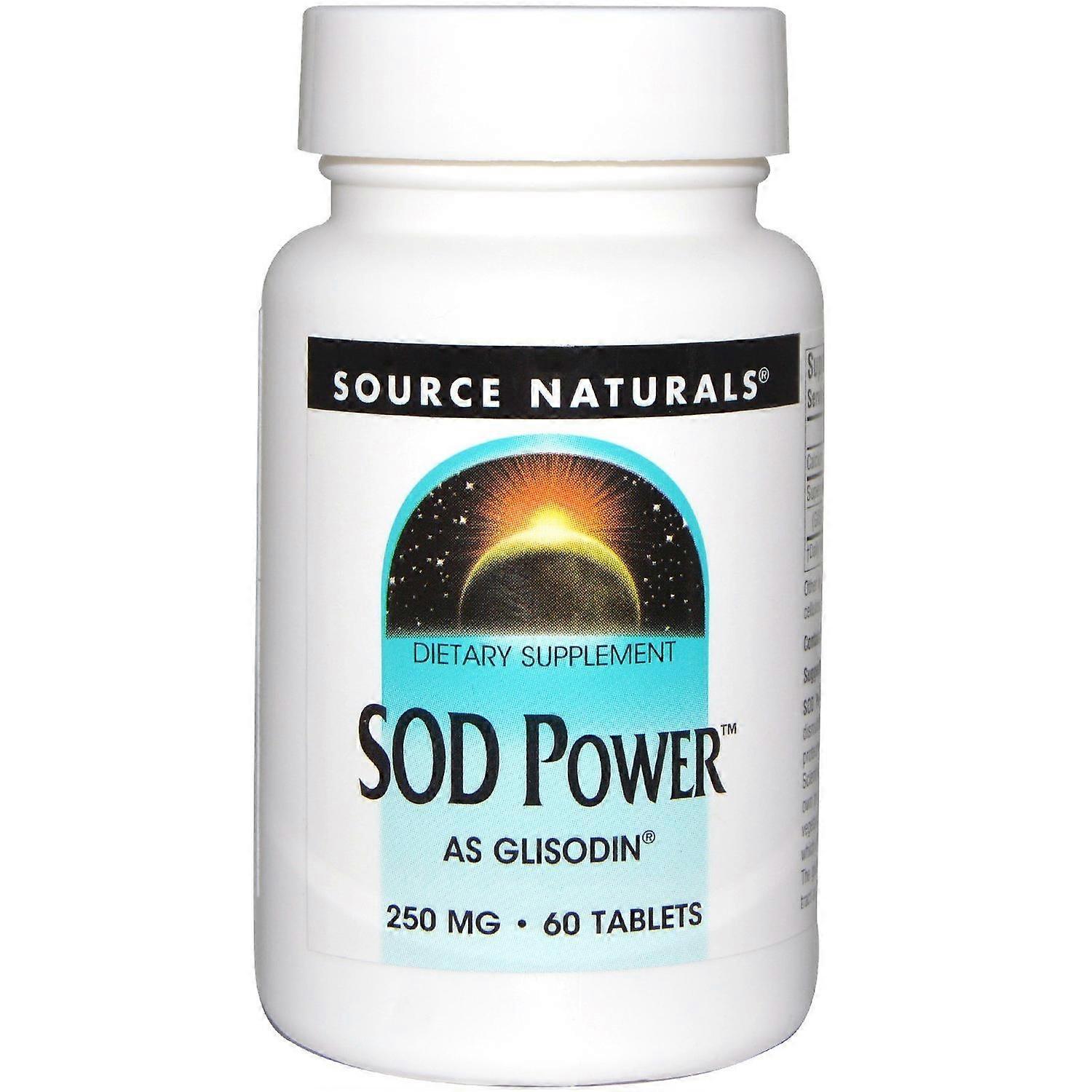 Source Naturals, SOD Power, 250 mg, 60 Tablets