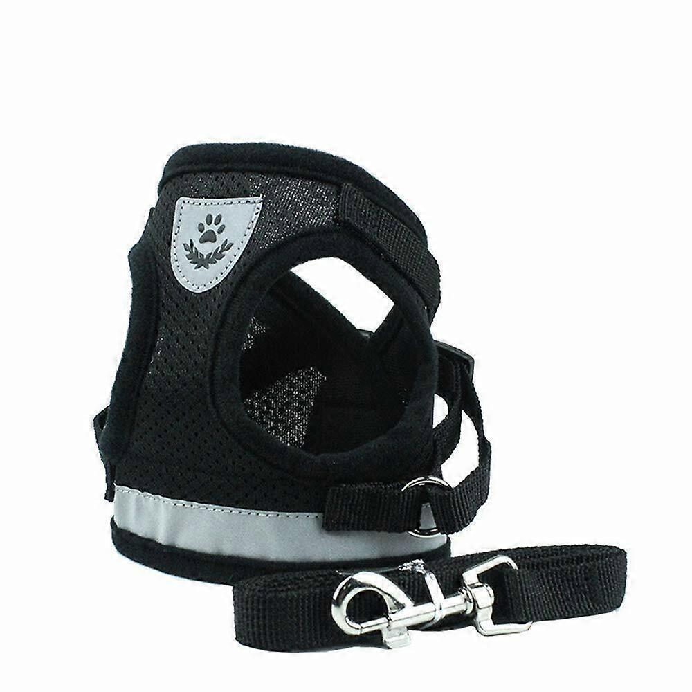 Nylon Pet Puppy Soft Mesh Dog Harness Strap Vest Collar For Small Medium Size
