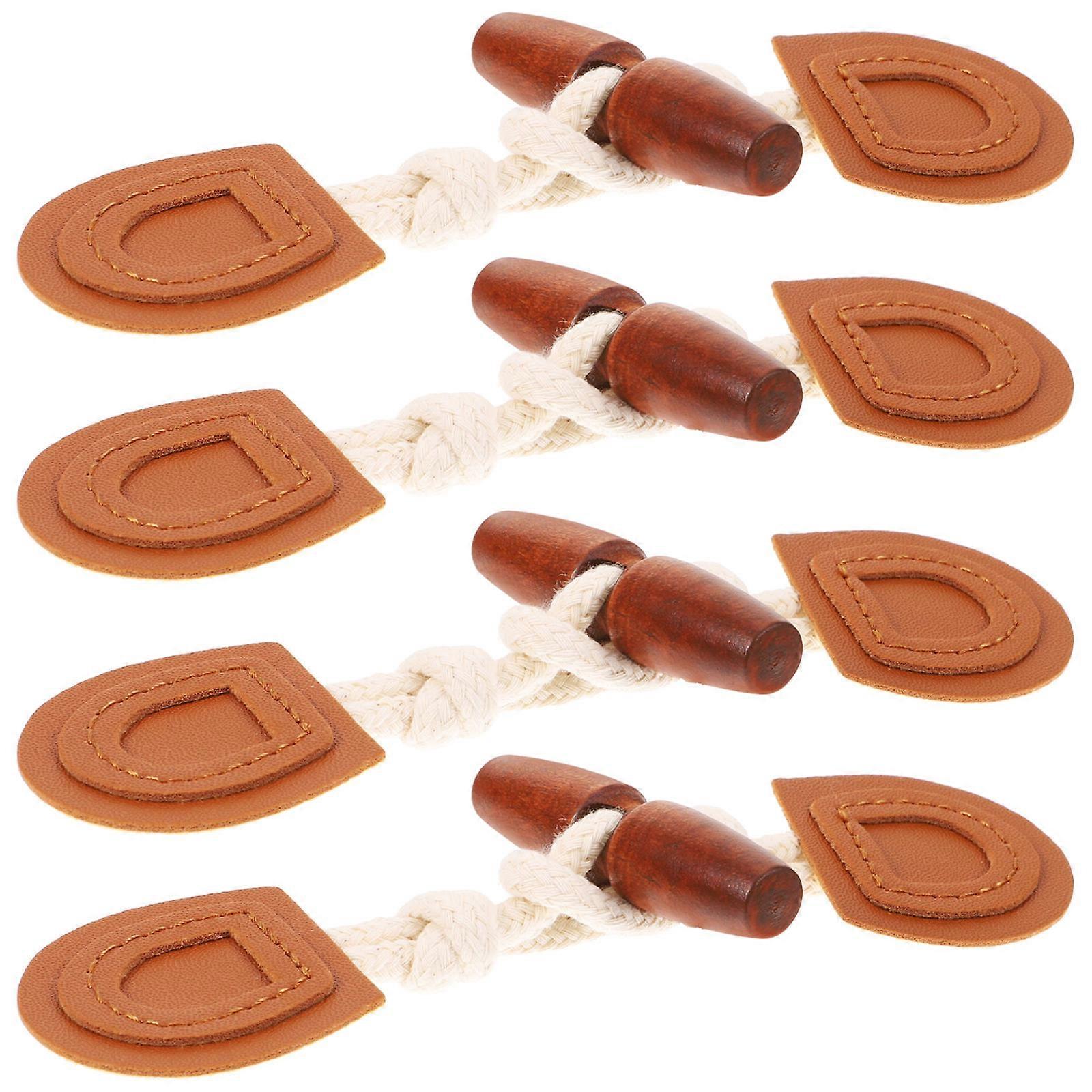 Toggle Buttons Coat Sewing Buttons for Decoration 16Pairs Light