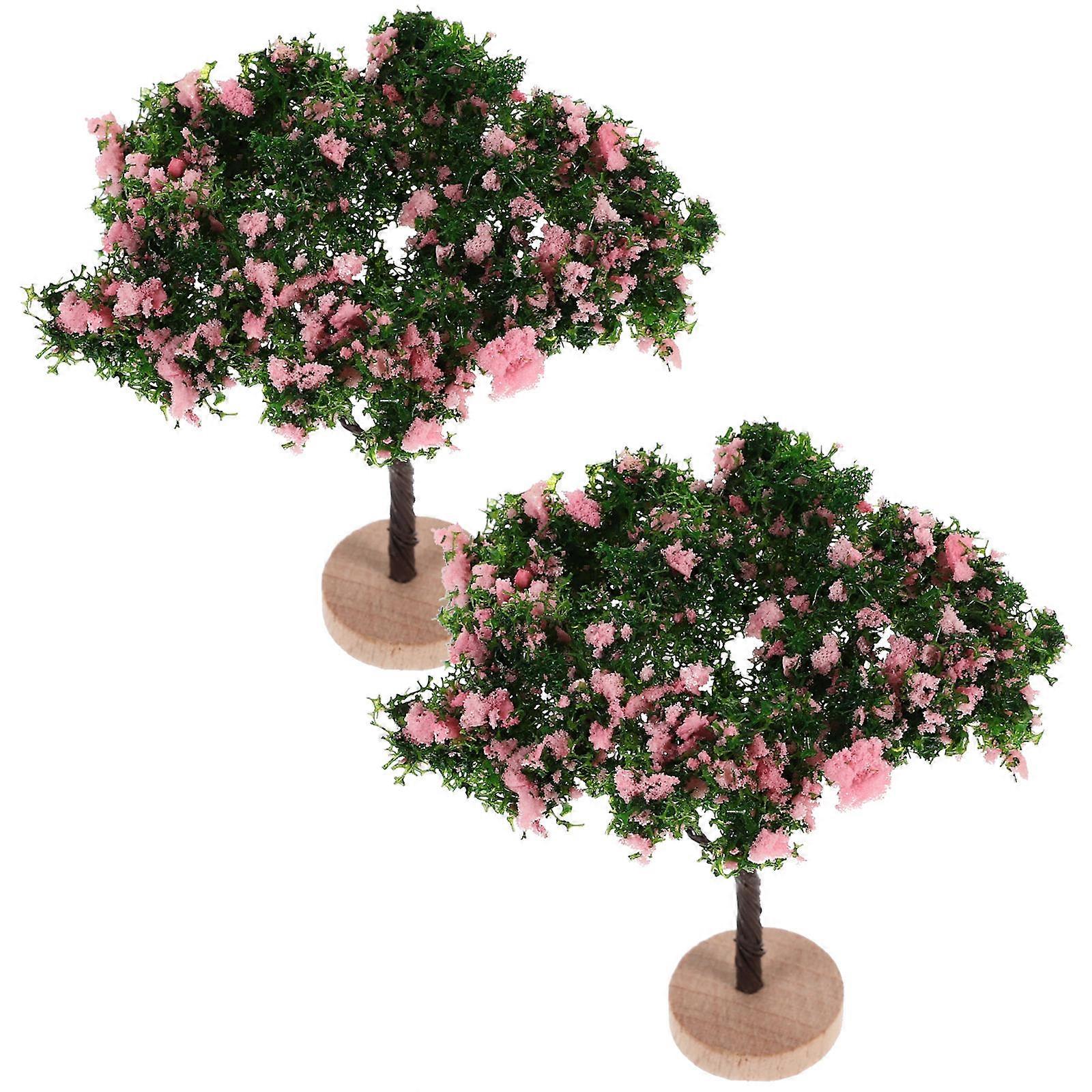 Model Landscape Trees Miniature Landscape Tree for Decor 6Pcs Set