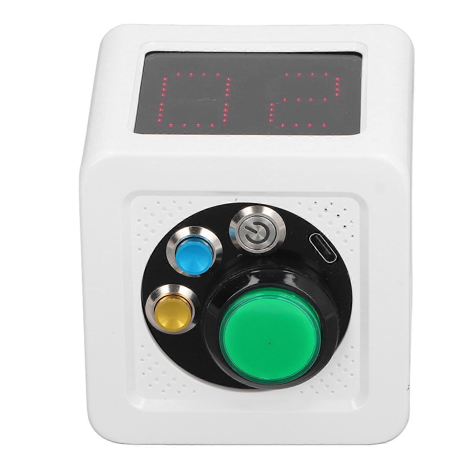 Poker Shot Clock GP88(W) 1.4in Cube Timer White 3xAA Battery