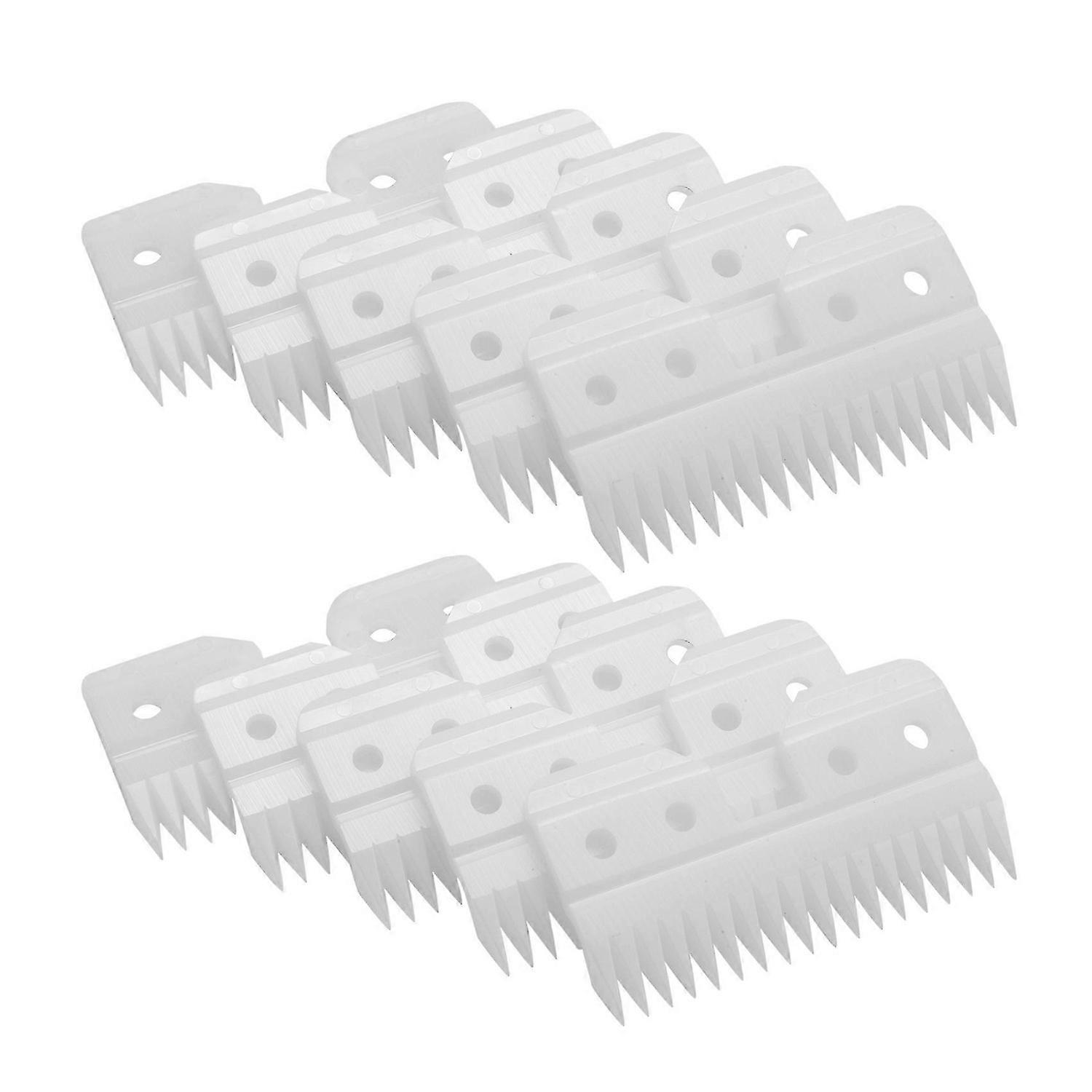 10Pcs/Lot Replaceable Ceramic 18 Teeth Pet Ceramic Clipper Cutting Blade for Oster A5 Series