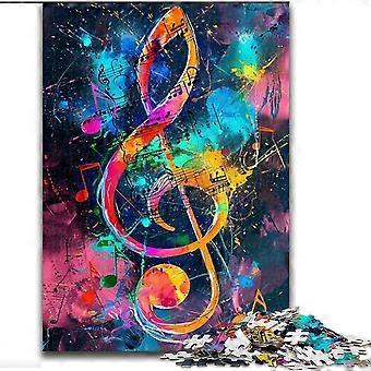Puzzles for Teenagers Colourful Music Note for Teenagers,Educational Game for Birthday, Chrismas - PT 750