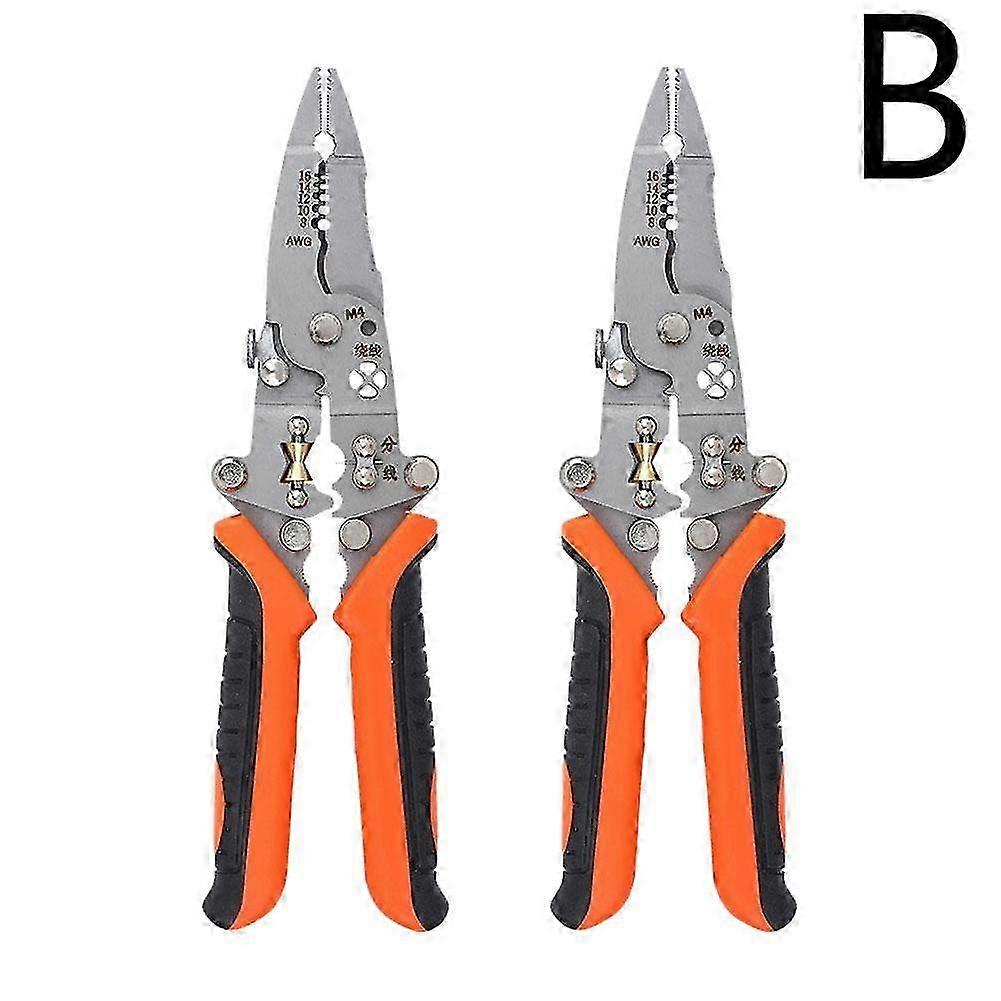 25-26 Multi-Purpose Wire Stripper Durable High Carbon Steel Cable & Wire Cutting Tool