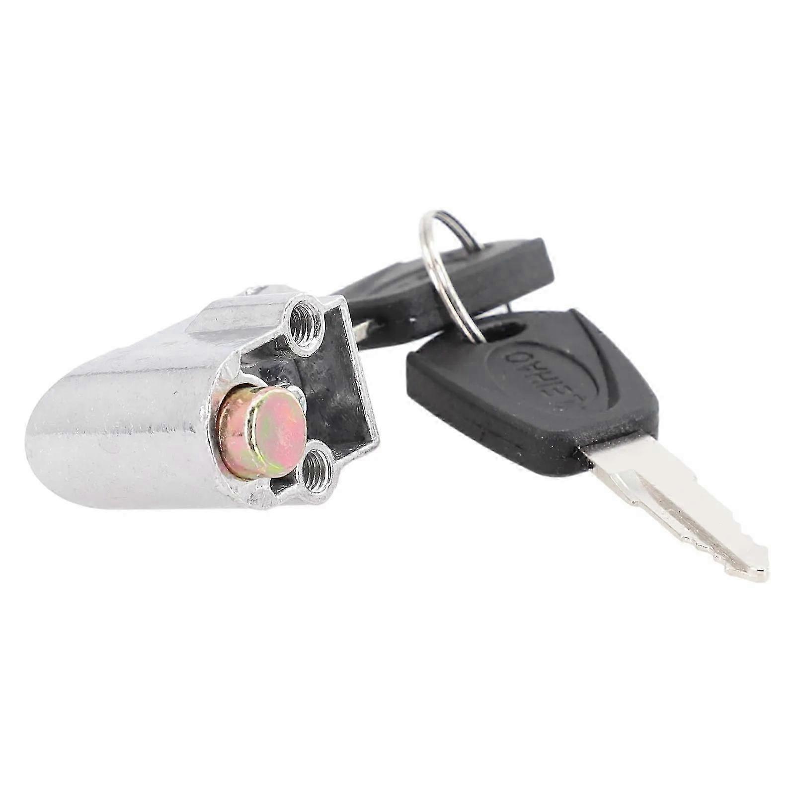25-26 Universal Motorcycle Ignition Switch Battery Safety Lock With 2 Keys Anti-theft Metal For Motorcycle Electric Bike Scooter