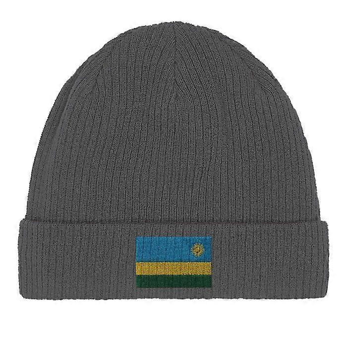 Rwanda Flag Cap in Gray
