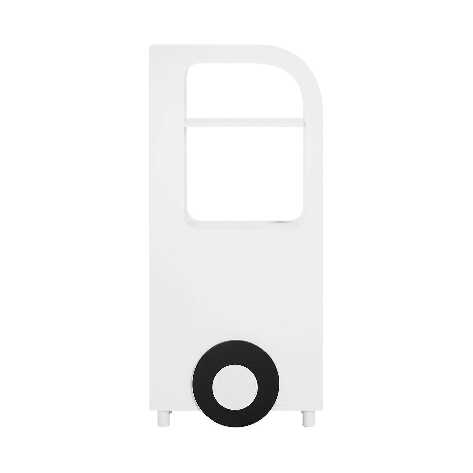 SoBuy Kids Bookcase Book Shelf Display Shelf Shelf Rack avec 2 boîtes en tissu, KMB67-W