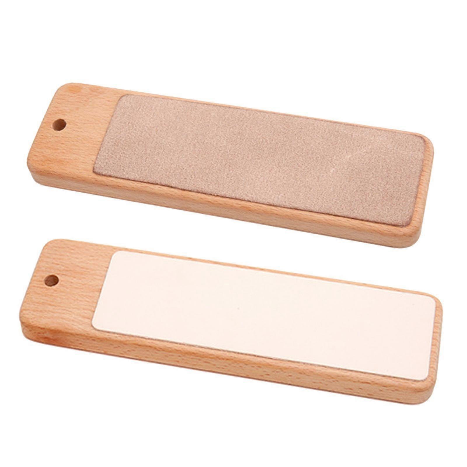 Knives Stropping Polishing Board Stropping Leather Strop Straight Strop for Wood Carving Woodworking Chisel