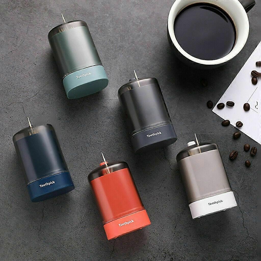 Simyoung Automatic Pop-up Toothpick Box Holder Container Portable Toothpick Dispenser ORANGE ORG