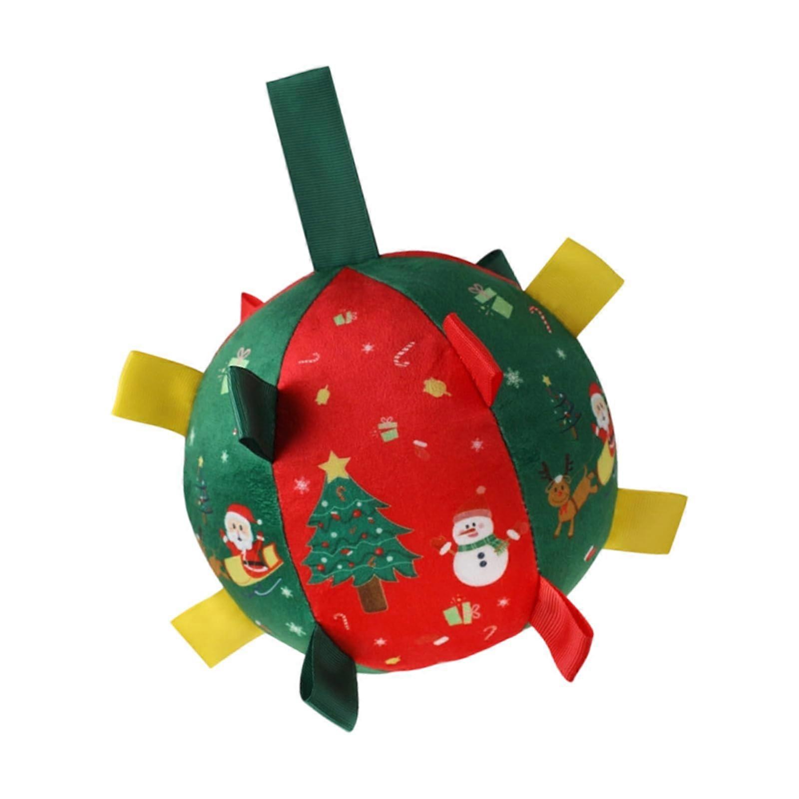 Auditory Feature Encompassed Soft Toy For Small Breeds Machine Washable Chew Sphere For Mental Stimulation